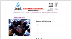 Desktop Screenshot of alefcentroeducacional.com.br
