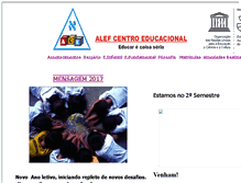 Tablet Screenshot of alefcentroeducacional.com.br